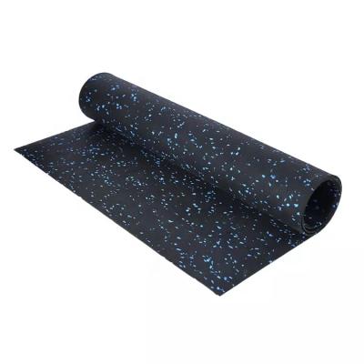 China 6mm Modern Rubber Flooring Gym Floor Roll Shockproof Health Care Roll for sale