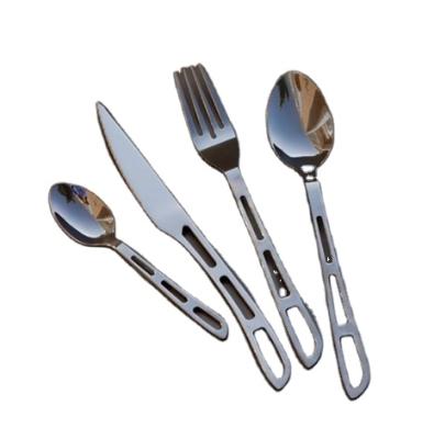 China Customized Viable High Quality Elegant Luxury Gold Color Cutlery Tabeset for sale