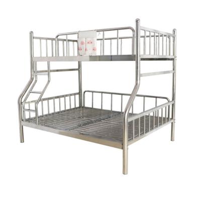 China Contemporary Strong Durable Home Apartment Dorm Kids Adults 2 In 1 Stainless Steel Bunk Beds for sale