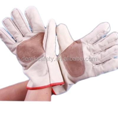 China Comfortable Cotton Vinyl Palm Garden Gloves for sale