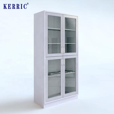 China Modern Steel Glass Door Laboratory Furniture Chemical Laboratory Storage Cabinet for sale