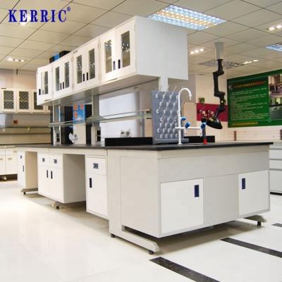 China Modern Custom Design Full Steel School Biotech Lab Furniture With Sink for sale