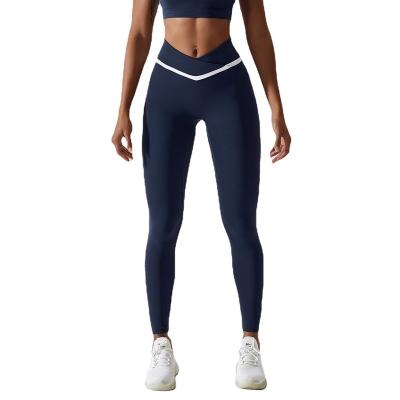 China Wholesale Fitness V Shape Sexy Belt Women's Gym Wear Breathable Women Yoga Gaiters for sale