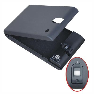 China Wholesale Portable Optical Biometric Fingerprint Storage Piatol Safe Box US$45 US$45 for sale