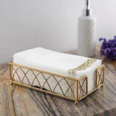 China White Disposable Custom Restaurant Wedding Napkins Kitchen Cheap Paper Napkins for sale