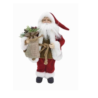 China Hot Sale 13*4*3 Santa Claus Christmas Holding Cost-Effective Holiday Ornament Decoration Traditional Santa Claus Ornamen for sale