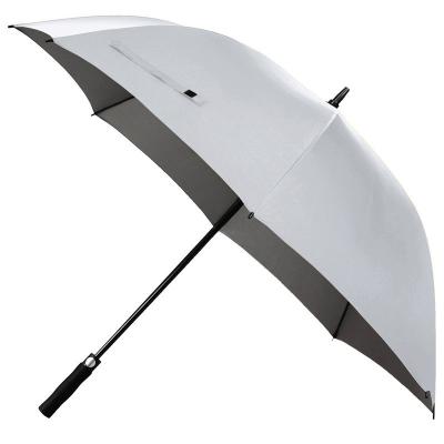 China Good Quality Pongee Custom Golf Umbrella Double Layer Fully Automatic Golf Umbrella for sale