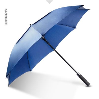 China Modern Manufacturer Wholesale Suppliers 30 Inch Large Logo Prints Fiberglass Automatic Opening Golf Windproof Umbrella for sale