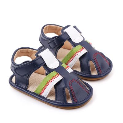 China 2020 Bulk Summer Sale Toddler Baby Shoes Baby Boy Light Weight Anti-slippery Leather Sandals for sale