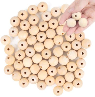 China Europe KRAFF Customization Wooden Beads for Crafts with 10 Meters Jute Twine for Jewelry Making Farmhouse Decor and Crafting DIY for sale