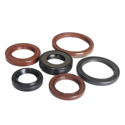 China Automotive Parts Metal Case TC Gasket With Double Lips And Spring Rubber Seal for sale