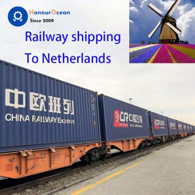 China Reliable Railway Storage Service Freight Forwarder Shipping Cargo Agent DDP From China Shenzhen Qingdao Shanghai Yiwu To Netherlands for sale