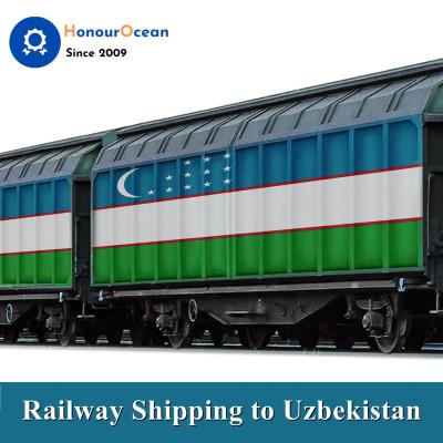 China 30days 40HQ Free Storage FCL LCL 20ft Rail Shipping Agents Transport Shipping From China To Uzbekistan for sale