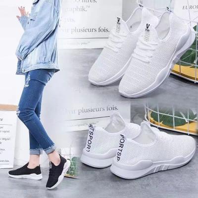 China Cushioning Summer Korean version of leisure sports network surface shoes women fashion network red small white shoes for sale