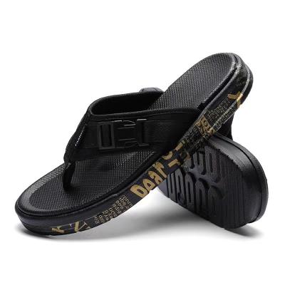 China Border Cushioning For Summer Indoor Beach Korean New Fashion EVA Flip Flops Men And Outdoor for sale