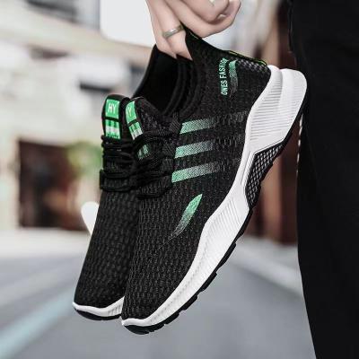 China New Korean Style Breathable Anti-Slip Sports Casual Shoes Men's Version Student Board Damping Running Shoes for sale