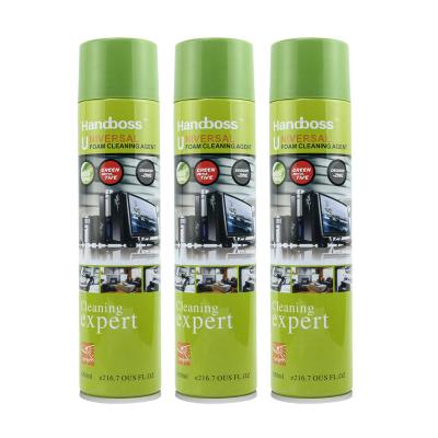 China Universal High Quality Environmental Electronic Foam Cleaner 650ml Contact Cleaner Spray With Brush All In One for sale