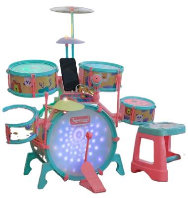 China Electric Musical Instrument Toys New Child Miniature Musical Instrument Electric Drum Set Toys Wholesale for sale