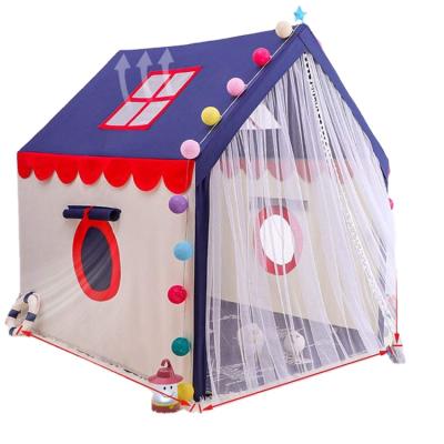 China 100% Safe Indoor Four Mesh Window Play House Decoration Children's Foldable Play Tent Softly 100% for sale