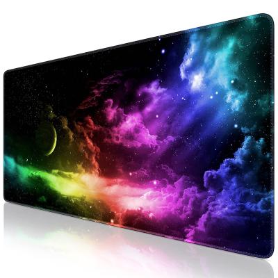 China Mouse Mat Non-Slip Mousepad Rubber Extended Gaming Mouse Pad Gaming Mouse Pad 35.4x15.7x0.12 Inch Large Computer Base Stitched Edges for sale