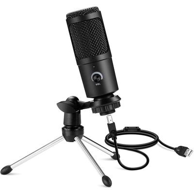 China USB Microphone Condenser Microphone for Podcasting, Live Streaming, with Built-in Voice Effects plus Feedback Mixer for Gaming, Casting for sale