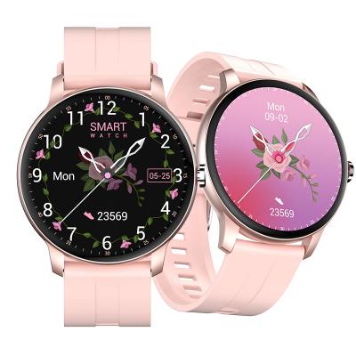 China Silica Gel Smart Wristwatch For Women Men Smartwatch For Android IOS Blood Oxygen Monitor Sports Tracker for sale