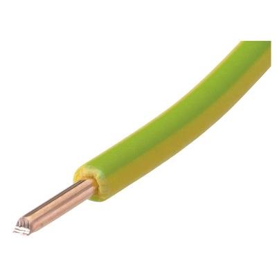 China Construction House Wire TW THW Yellow /Green Electrical Cable Prices 16mm 1.5mm 2.5mm 4mm 6mm 10mm for sale