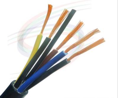 China Industrial Multi Core Copper Conductor Flexible PVC Control Cable 6 Core 1.5mm2 300V 70C RVV Electric Power Cable 6 Core for sale