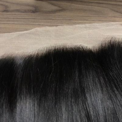 China Super Thin 13*4 Virgin Hair Unprocessed 100% Pure Straight Main Grade Super Thin Sheer Lace Headband, Baby Hair for sale