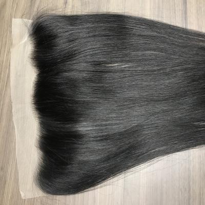 China LCE 13*4 Straight Good Quality Thin Sheer Lace Frontal Ear to Ear Super Thin Lace Frontal, Pure Virgin Cuticle Aligned Hair for sale