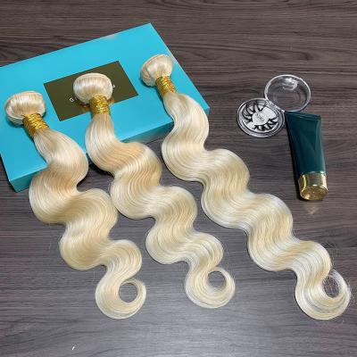 China Wholesale Body Wave Factory Price 100% Virgin Hair Vendor, 613 Body Wave Bundles Double Weft Hair Extensions for sale