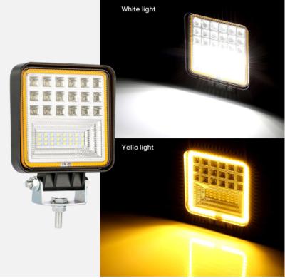 China Diecast aluminum housing cheap price 48W led car work light with drl for sale