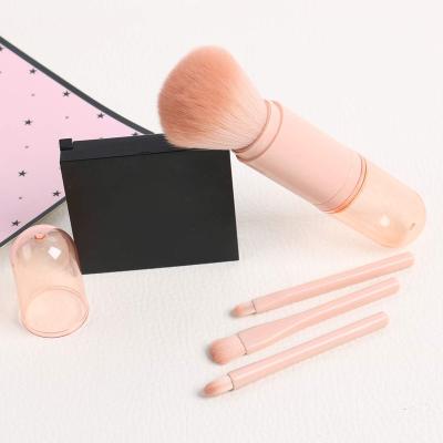 China Angular Blush Custom Makeup Brush Set Pink, Amazon Makeup Brush, Double Sided Retractable Makeup Brush for sale