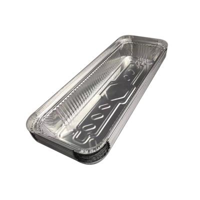 China Recycle Disposable Aluminum Foil Food Container Lunch Box Aluminum Foil Tray for sale