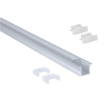 China Aluminum Project Box Corner LED Strip Channel Surface Mount Polished Aluminum Extrusion Shower Room Solar Strip Aluminum Profiles for sale