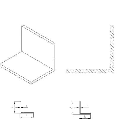 China Decorations Tight Tolerance Size Right Angle Bar Price Per Kg 30 Degree 45 Degree Aluminum Angle For Structural And Decorative for sale