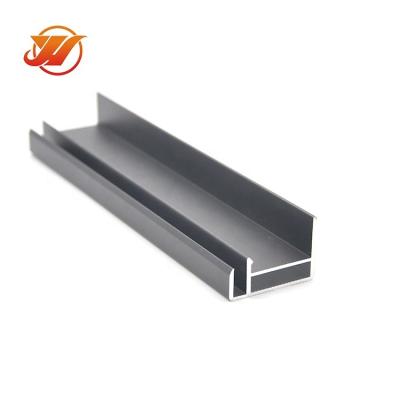 China Decorations Wholesale Curtain Manufacturer Cover Sliding Door Wardrobe Rail Slide Aluminum Extrusion Profile for sale