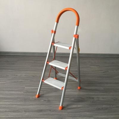 China Folding Ladders 3/4/5/6 Telescopic Ladder 150kg Aluminum Frame Steps Scaffold Bearing Aluminum Step Ladder For Household Items for sale