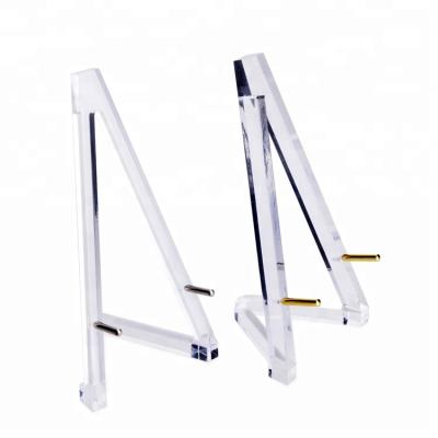 China Wholesale Mini Acrylic Tabletop Easel For Children Eco-friendly Kids Art Painting Display for sale