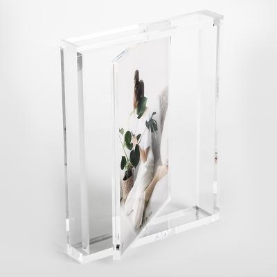 China HOMESWEET Cheap And Eco-Friendly Rotating Acrylic Photo Frame New Colorful Design for sale