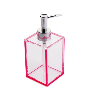 China 2018 New Design Foam Soap Dispenser Home Furniture Acrylic Liquid Hand Soap Dispenser Pump For Bathroom for sale