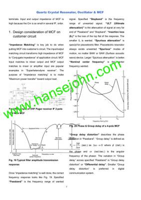 China Quartz Crystal Resonator，Oscillator & MCF for sale