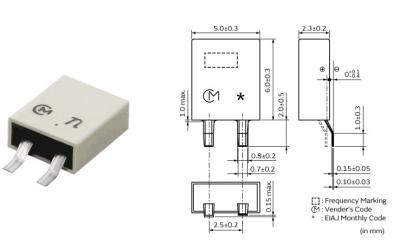 China 2.5cm Metal Resonator 1000 Hz for Industrial Applications for sale