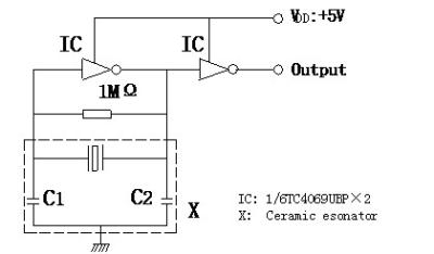 China 10.00Mhz resonator ZTTCE10.00MG ceramic resonator for sale