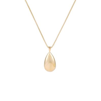 China Hip Hop Fashion Gold Plated Drop Adjustable Soft Shape Water Pendant Necklace 2021 for sale