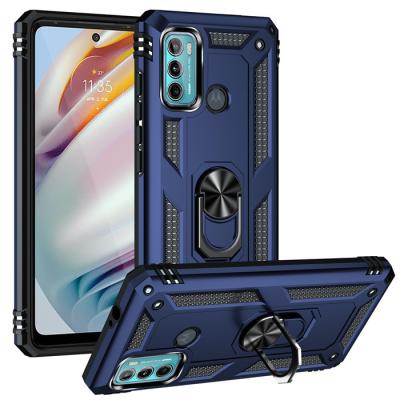 China Ring Stand Mobile Cover For Motorola Moto G60 G40 Shockproof Shockproof Fusion Finger Armor Mobile Phone Case Magnetic G50 for sale