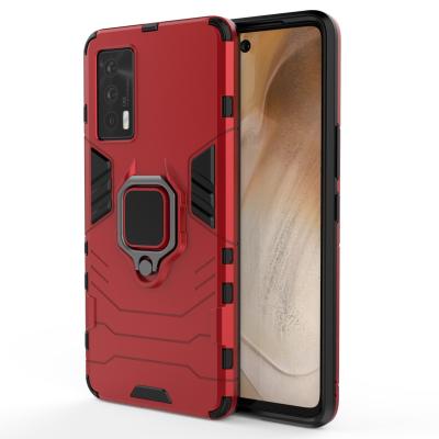 China Shockproof Hybrid Rugged Armor Case For Huawei HONOR 50 PRO 50SE Of Metal Ring Holder Shockproof Cover For HONOR V40 for sale