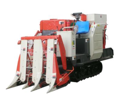 China Super Type Combined Rice Factory Price Semi-Feed Harvester for sale