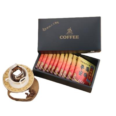 China Caffeinated Hot Selling Yellow Bourbon 100% Arabica Drip Coffee Gift Box for sale