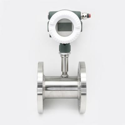 China Convenient Installation Carbon Steel KUNKE 4-20mA DN150 Turbine Threaded Flow Meter for sale